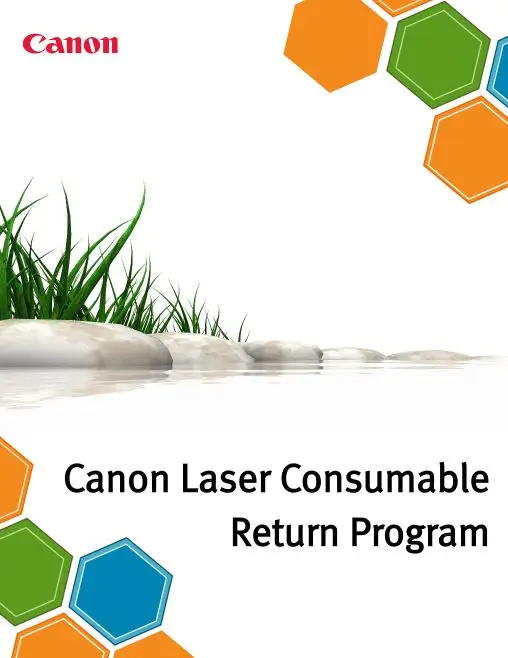 canon, laser consumable return program, Office Solutions & Services