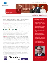 Legal, Casner & Edwards, law, Konica-Minolta, Office Solutions & Services