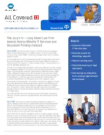 Legal Industry, Certilman, Balin, Adler, Hyman, case study, Konica-Minolta, Office Solutions & Services
