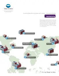 ECM, Manufacturing, Konica-Minolta, Office Solutions & Services