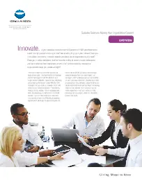 ECM, Brochure, Konica-Minolta, Office Solutions & Services
