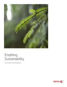 Enabling Sustainability, recycle, go green, print releaf, Xerox, Environment, Office Solutions & Services