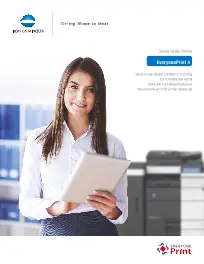 Everyone Print 4, Brochure, Konica-Minolta, Office Solutions & Services