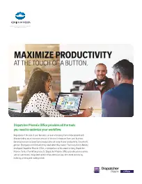 Konica Minolta, Maximize Productivity, Konica-Minolta, Office Solutions & Services