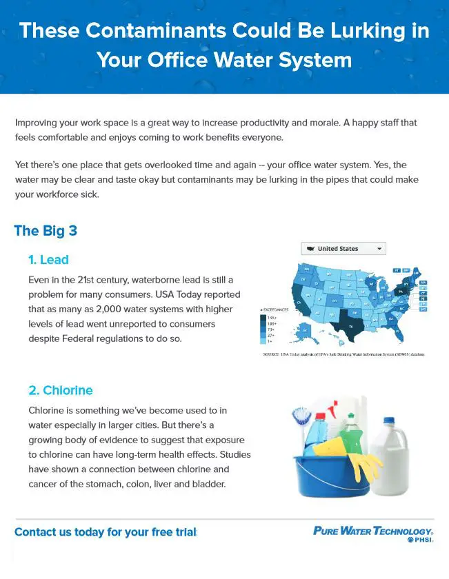 Lurking In Your Water, pure water, Office Solutions & Services