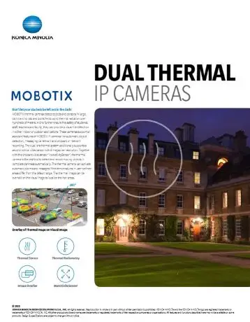 Mobotix, Dual Thermal IP Cameras, Konica Minolta, Office Solutions & Services