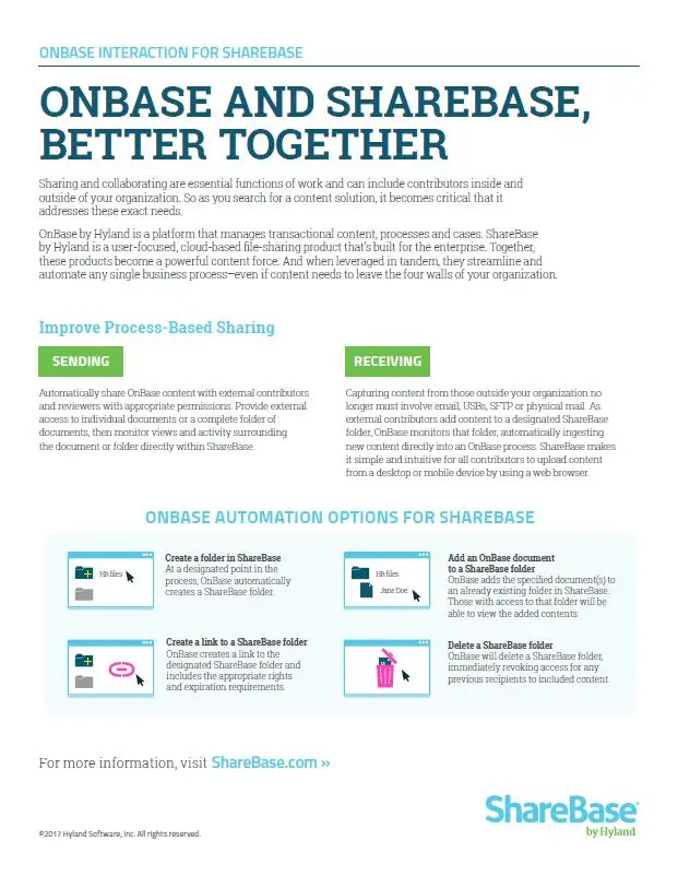 OnBase, ShareBase, Kyocera, Software, Document Management, Office Solutions & Services