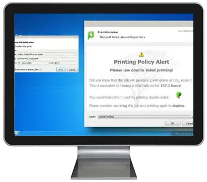 Papercut, Print Policy Alert, Office Solutions & Services