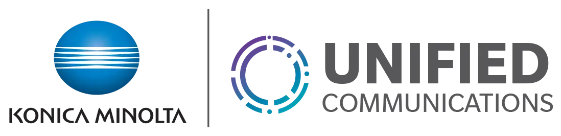 Unified Communications, Konica Minolta, logos, Office Solutions & Services