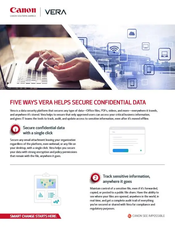 vera, security, canon, confidential, Office Solutions & Services