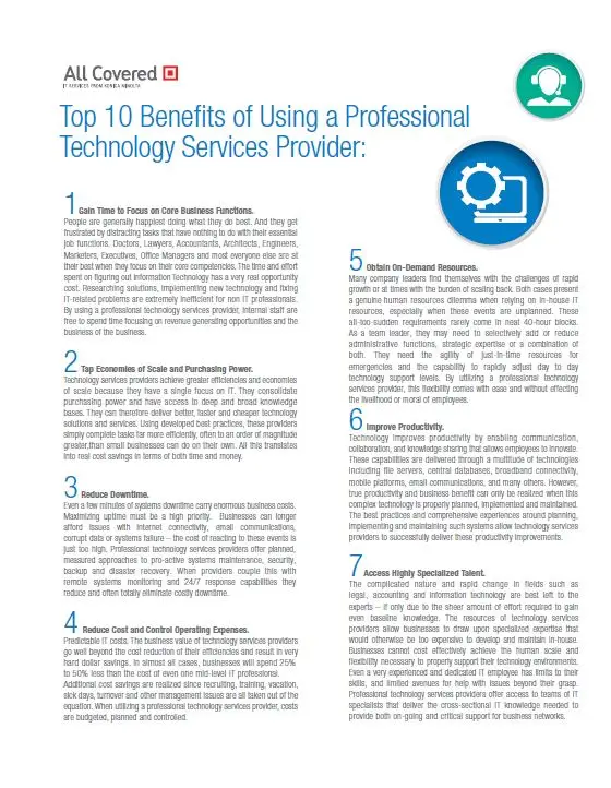 All Covered, Outsourcing It, Konica-Minolta, Office Solutions & Services