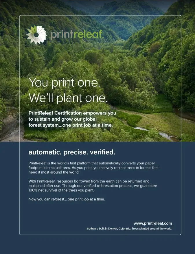 Full Brochure Cover, PrintReleaf, Office Solutions & Services
