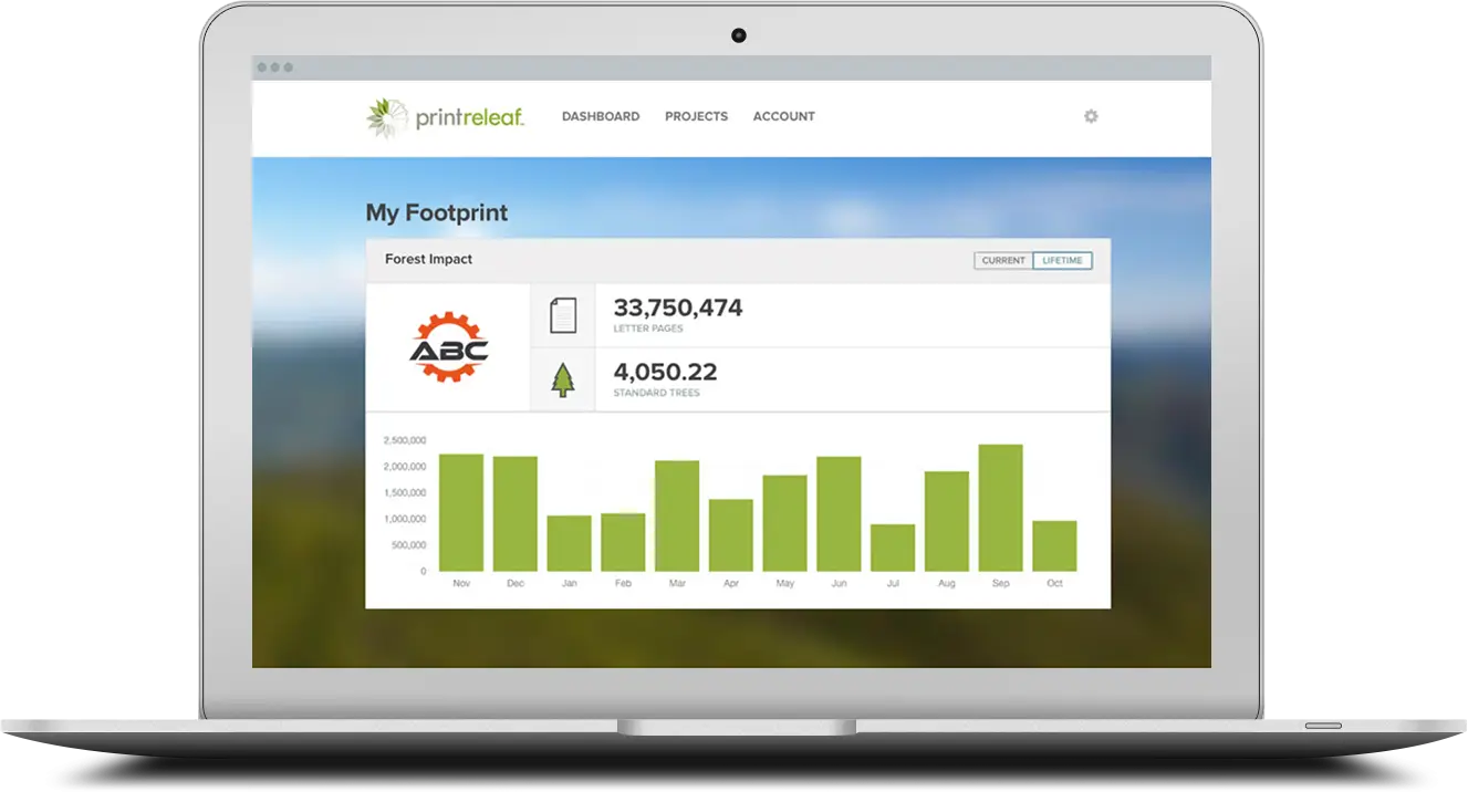 Printreleaf, recycle, reduce footprint, Toshiba, Office Solutions & Services