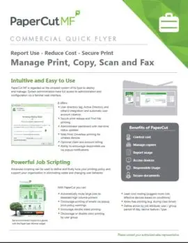 Papercut, Mf, Commercial, Office Solutions & Services
