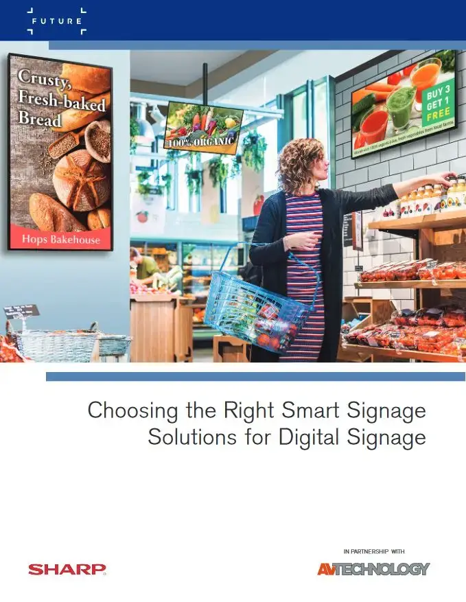 Sharp, Choosing The Right Smart Signage Solutions For Digital Signage, Office Solutions & Services