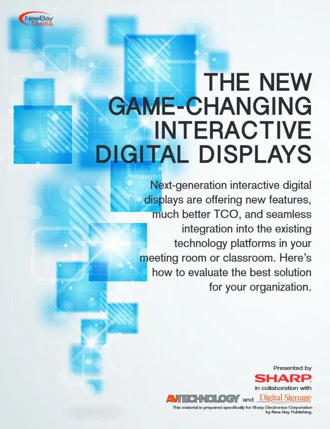 sharp, interactive displays, Office Solutions & Services