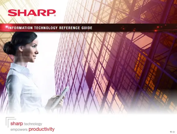 Sharp, It Reference Guide, Healthcare, Office Solutions & Services