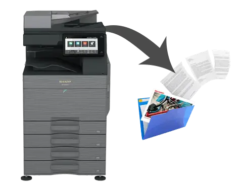 Sharp, Scan 2, Document Filing, Office Solutions & Services