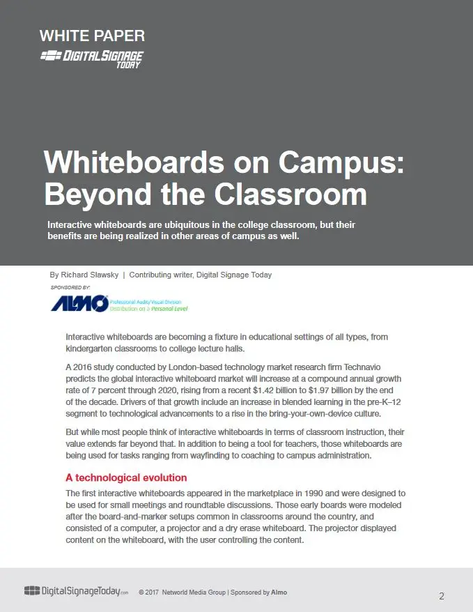 Sharp Whiteboards On Campus, Office Solutions & Services
