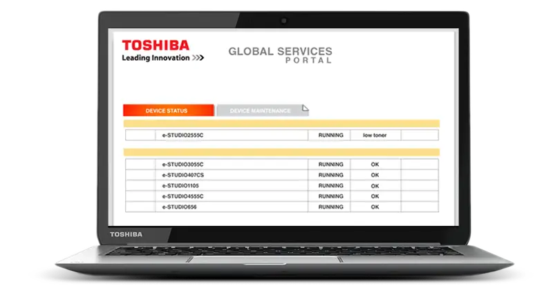 Manage Fleet, Laptop, MPS, MDS, Toshiba, Office Solutions & Services