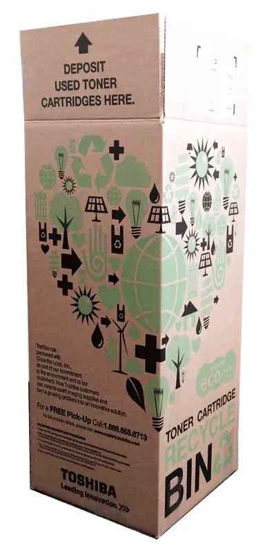 Recycling Box, Toshiba, Office Solutions & Services